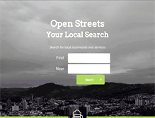 Tablet Screenshot of openstreets.com